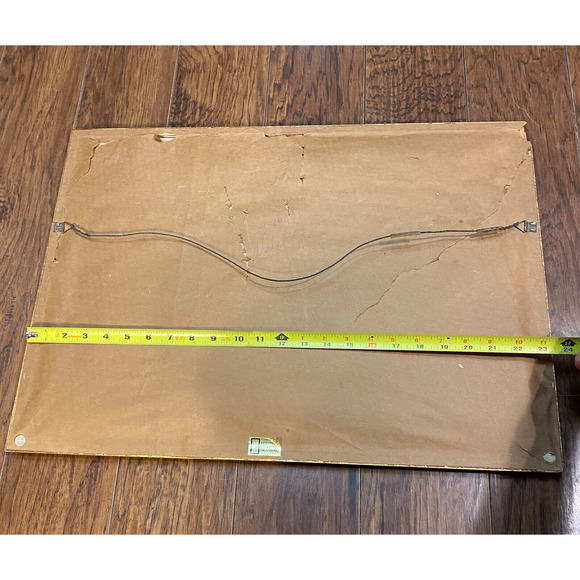 Vtg Framed Crewel Wall Hanging Isaiah 11:6-7 Biblical Large Finished Embroidery - Picture 12 of 16